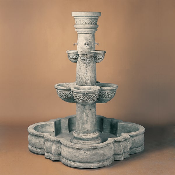 Plaza Minerva Fountain - Classic Roman Style Outdoor Garden Water Fountain for Patio, Yard & Landscape Decor | Perfect for Backyard, Park & Villa Decoration