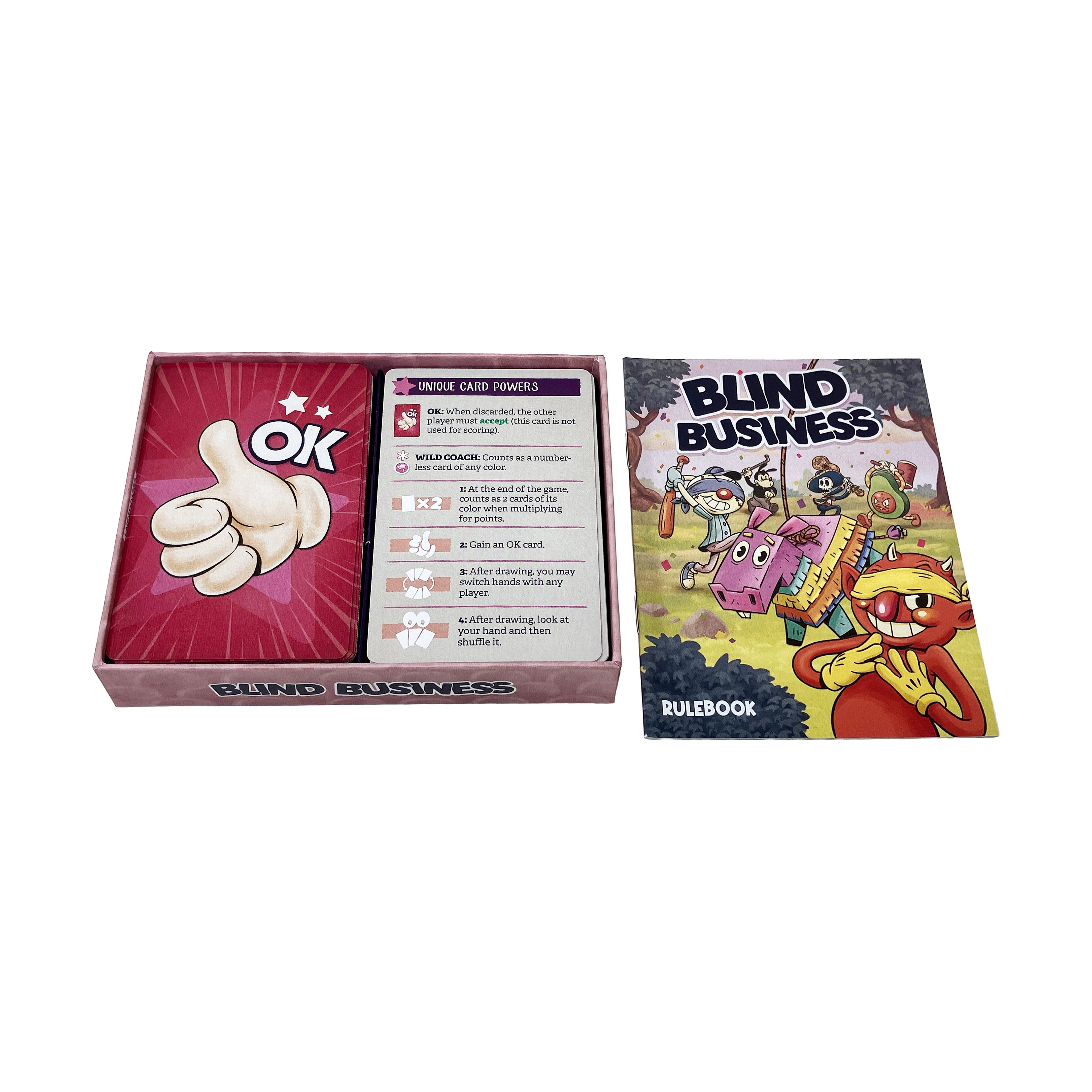 Blind Business: Ultimate Piñata Card Game Challenge - Fun Party Game for Family Gatherings & Game Nights