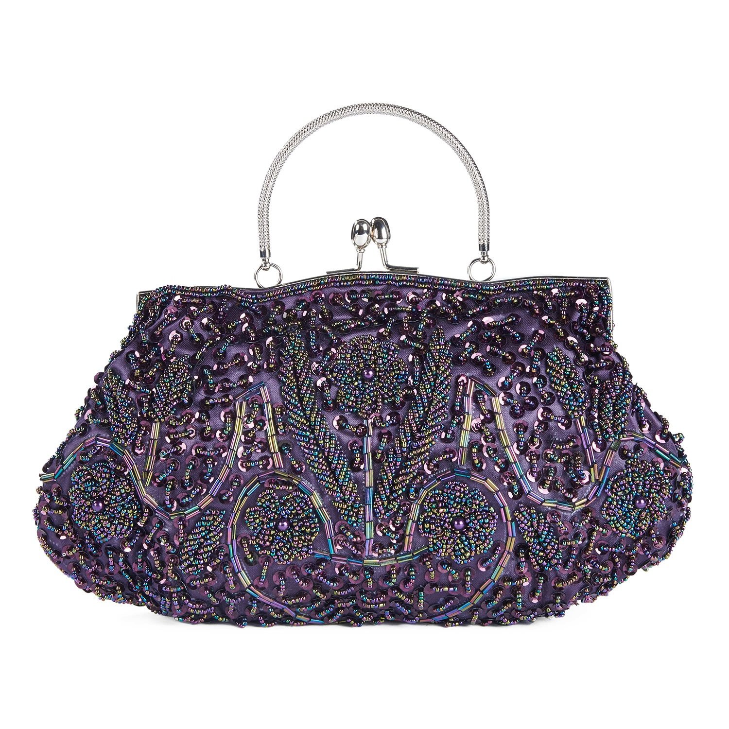 Vintage Beaded Sequin Evening Clutch Purse for Women - Elegant Wedding Party Handbag | Perfect for Prom, Cocktail Dinners & Special Occasions