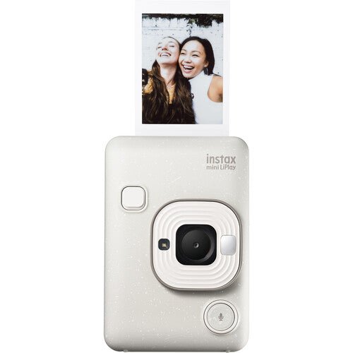 FUJIFILM INSTAX MINI Liplay Hybrid Instant Camera - Digital & Instant Print in Misty White | Perfect for Travel, Parties & DIY Scrapbooking