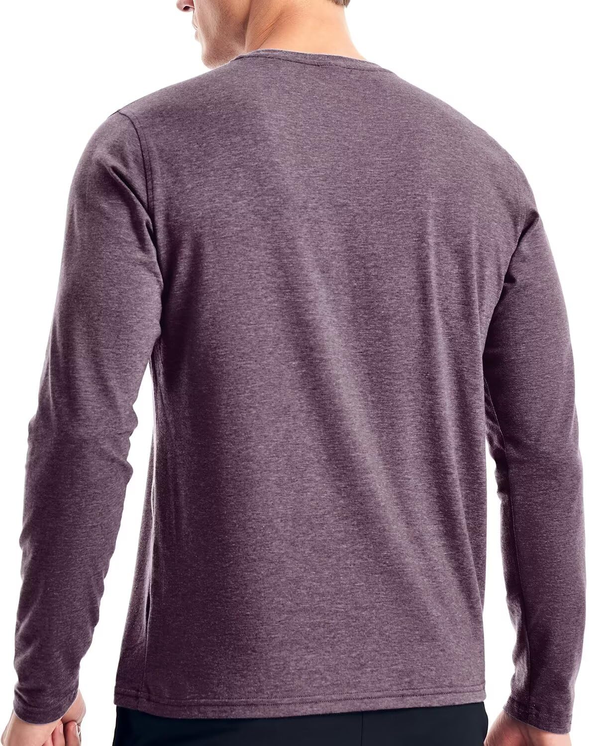 Men's Cotton Blend Henley Shirt Long Sleeve Casual Button-Up Tee - Perfect for Everyday Wear, Date Nights & Outdoor Adventures