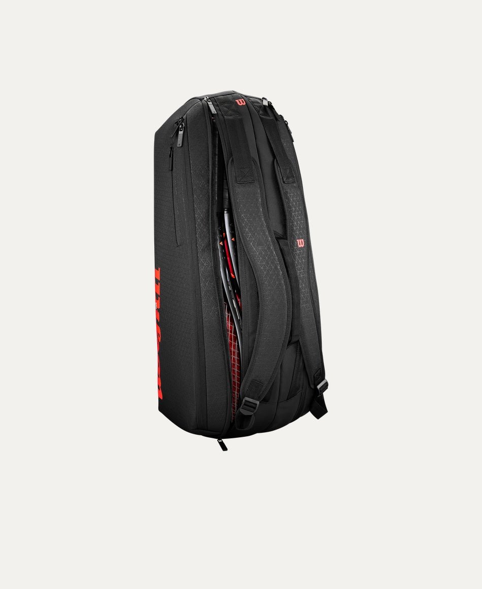 Wilson Clash V3 Super Tour 6 Pack Tennis Bag - Premium Tennis Equipment for Men & Women - Perfect for Tournaments, Training & Travel