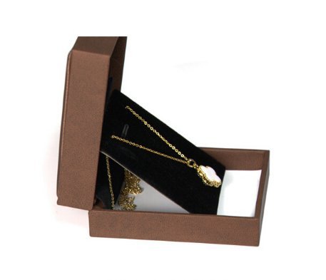 WOIWO Jewelry Gift Box - Premium Packaging for Earrings, Necklaces, Rings & Nails (Coffee Color) - Perfect for Jewelry Storage, Gifting & Retail Display