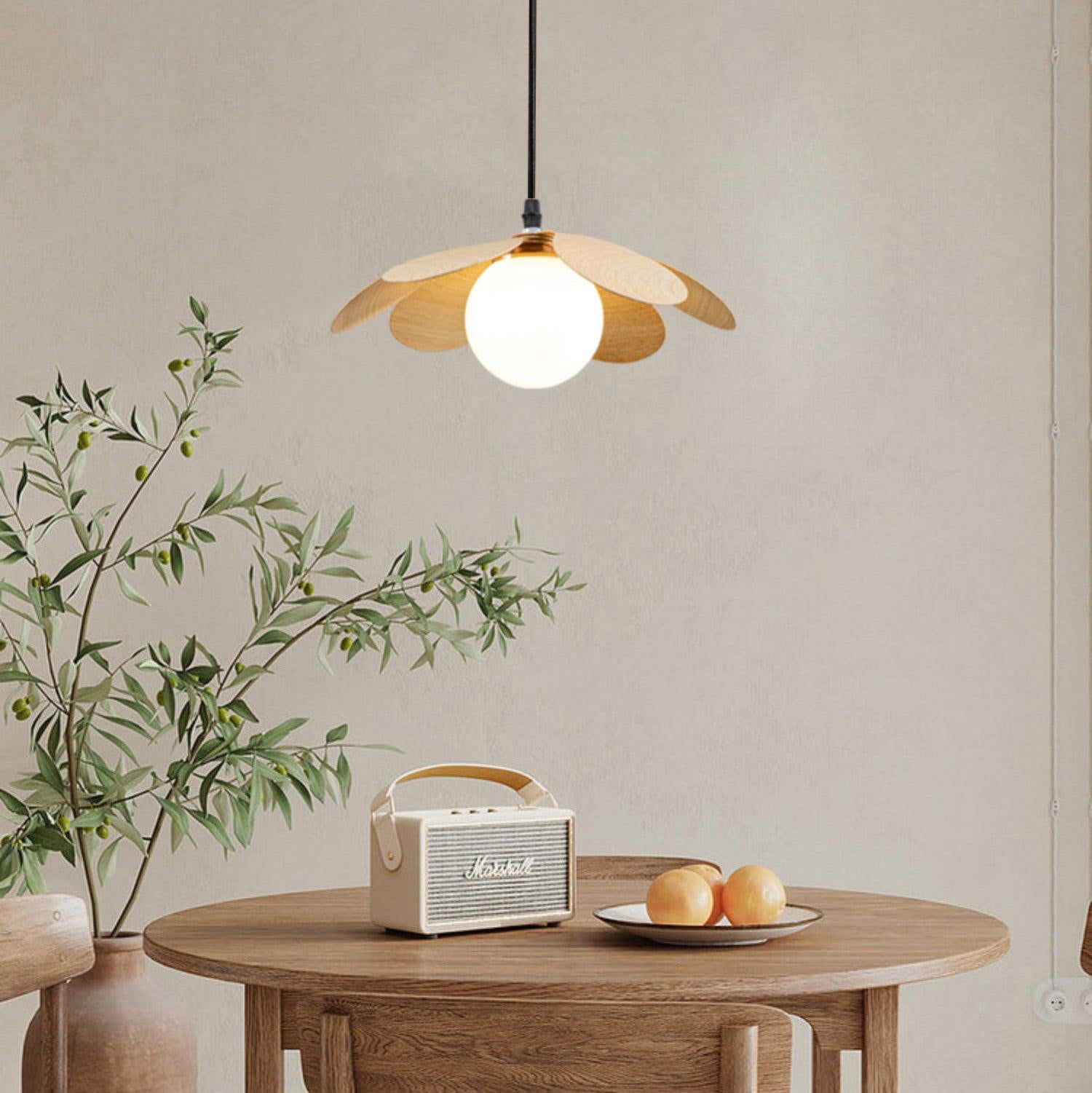 Fleur Petals Pendant Lamp - Elegant Floral Chandelier for Dining Room, Bedroom & Living Room Decor | Modern Ceiling Light Fixture with Petal Design | Perfect for Home, Cafe and Wedding Decoration