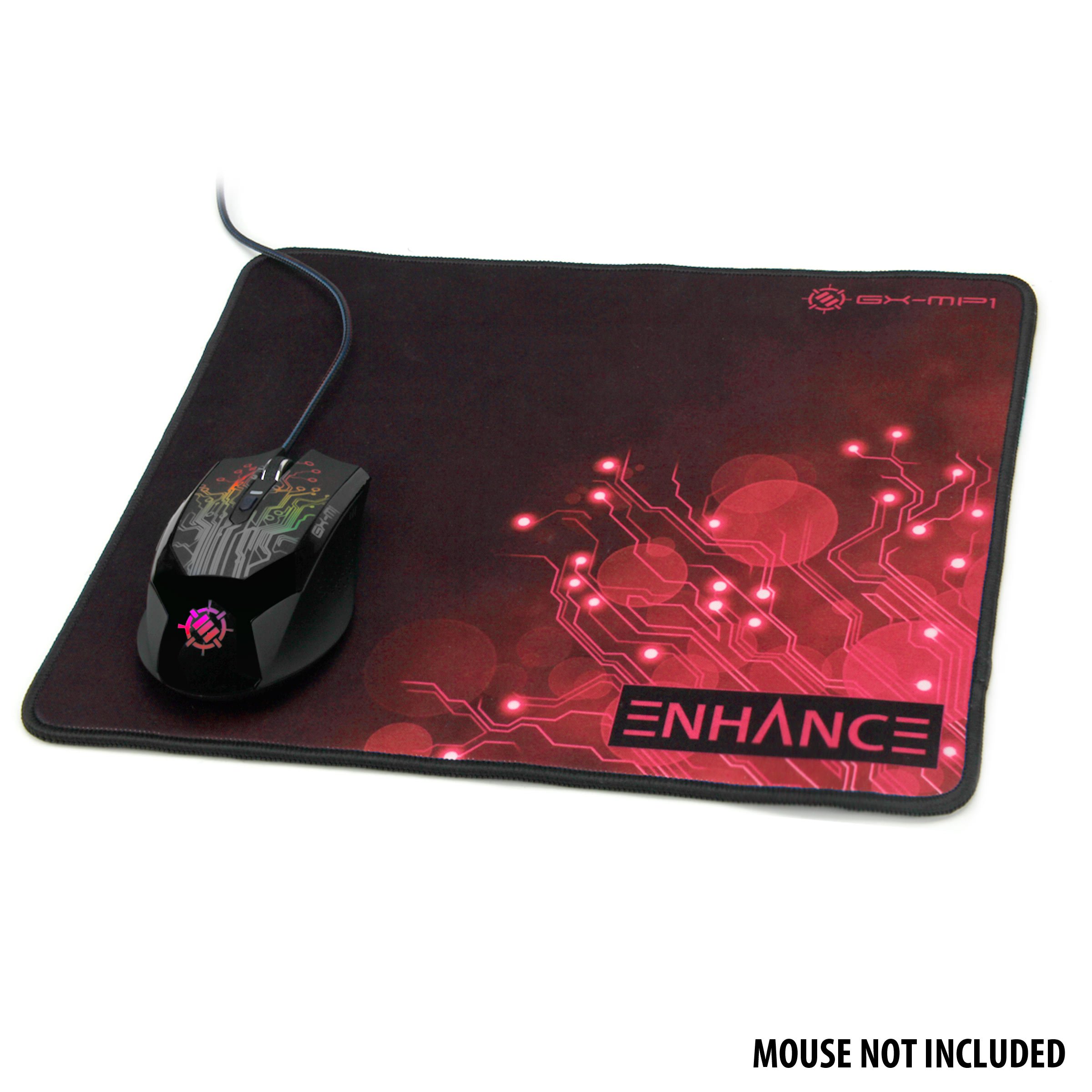ENHANCE Extra Large Gaming Mouse Pad with Non-Slip Rubber Base - XXL Extended Mousepad for PC, Laptop & Office Work - Perfect for Professional Gamers, Streamers & Esports (Red)
