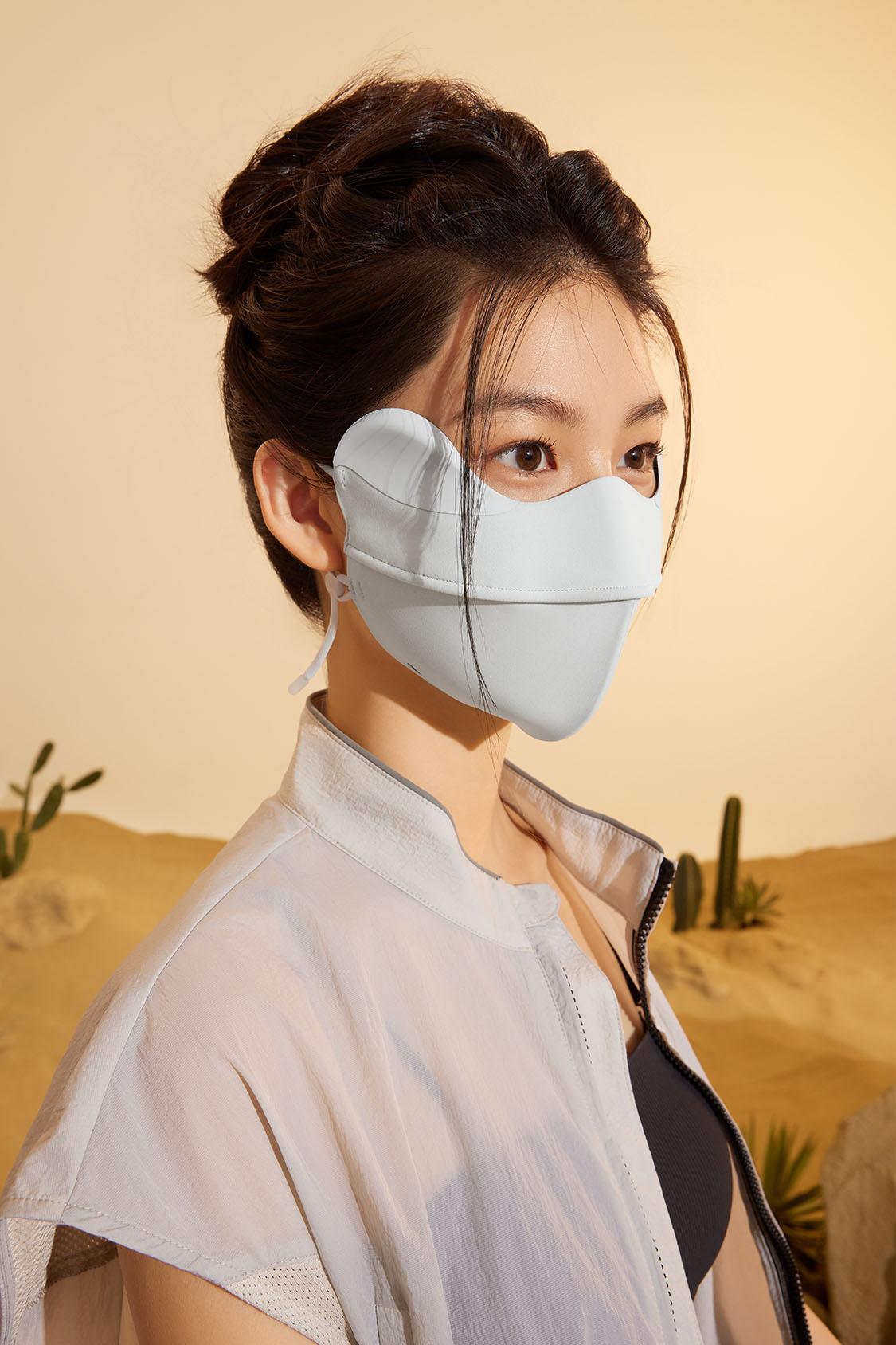 UPF 1400+ Anti-Riot Mask with Super Eye Protection & Sunscreen - Tactical Safety Gear for Outdoor Activities, Riot Control & Sun Protection