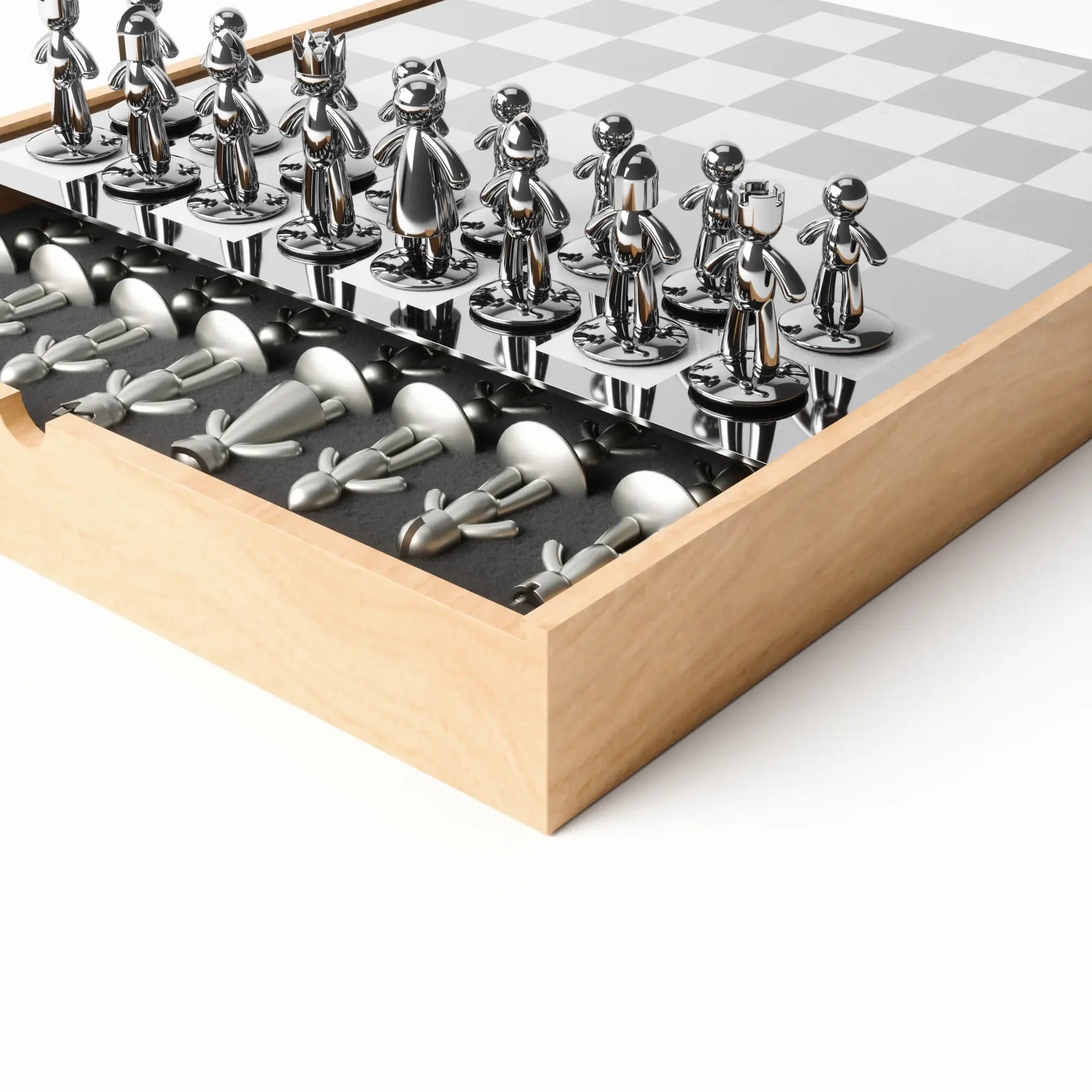 Buddy Chess Set - Premium Wooden Chess Board Game for Adults & Kids - Perfect for Family Game Nights, Office Decor, and Gifts