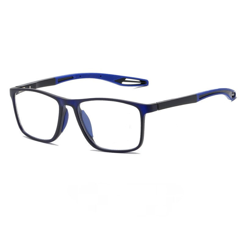 CCspace Youth Unisex Full Rim Square TR 90 Titanium Reading Glasses 55419 - Lightweight & Durable Eyewear for Reading, Studying & Computer Work