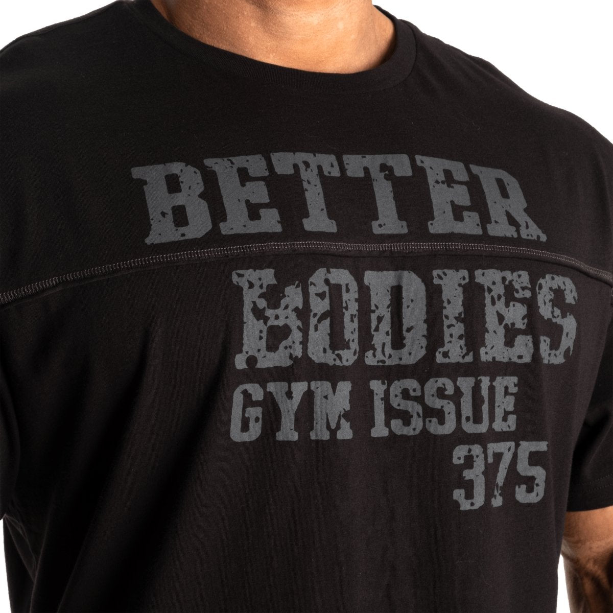 Better Bodies Union Original Tee - Premium Cotton Men's T-Shirt in Black | Casual Wear, Street Style & Everyday Comfort