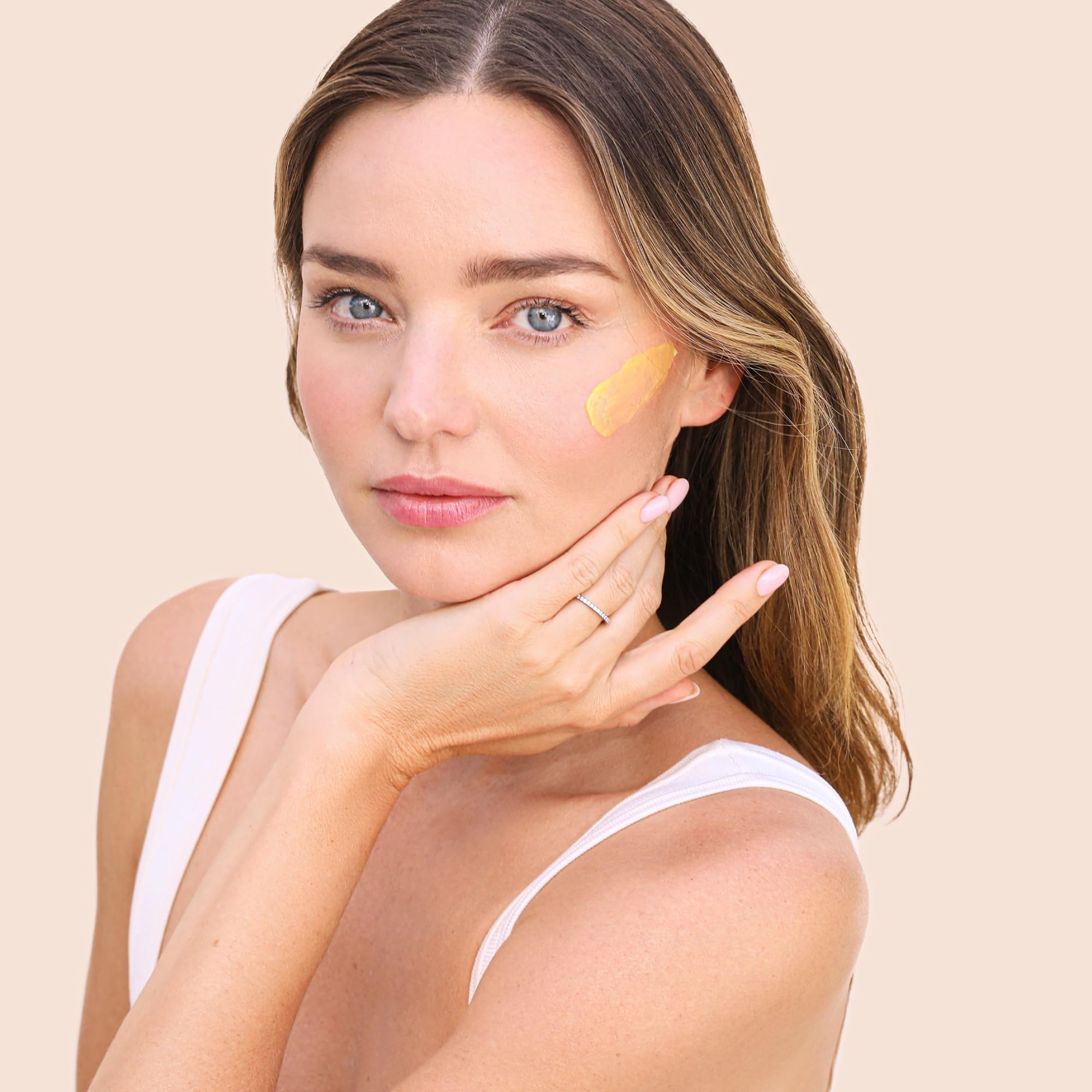 KORA Organics Turmeric Glow Moisturizer - Hydrating & Plumping Face Cream with Organic Ingredients, Vegan & Cruelty-Free, Travel Size 0.51 fl oz - Perfect for Dry Skin Care & On-The-Go Hydration