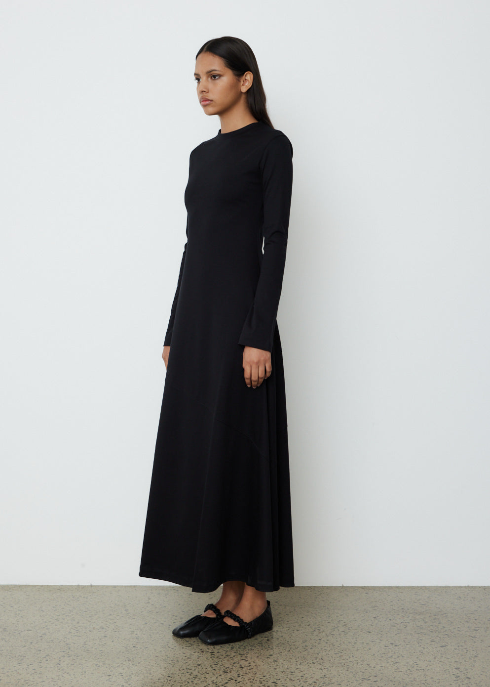 0053 Long Jersey Dress - Women's Flowy Casual Maxi Dress for Summer, Beach & Travel | Lightweight & Comfortable Everyday Wear