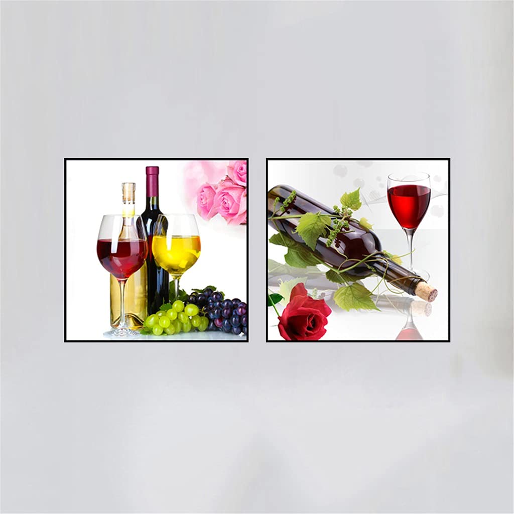DXMRWJ Framed Canvas Wall Art - 55x80cm Restaurant Food & Landscape Painting Poster, Aesthetic Home Decor for Living Room, Kitchen, Dining Area | Perfect for Modern & Vintage Interior Design Styles