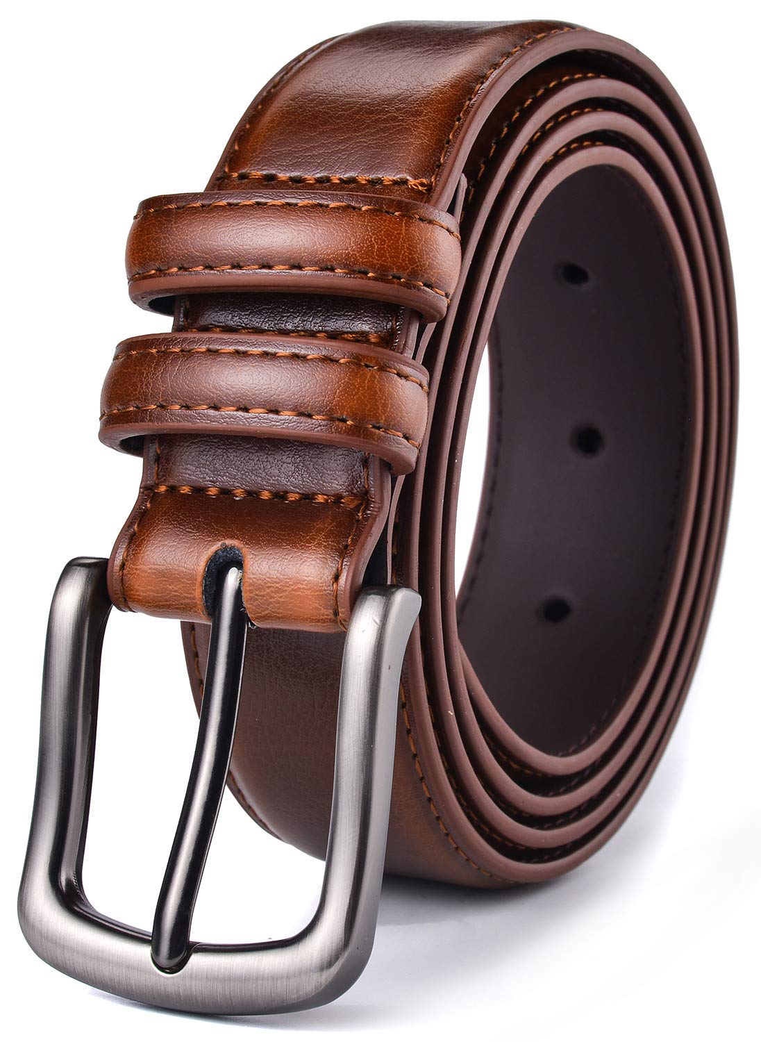 Autolock Men's Genuine Leather Dress Belt - 1 1/4