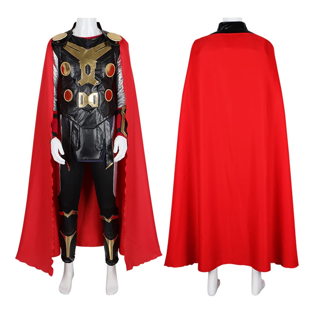 2022 Deluxe Superhero Cosplay Costume for Adults - Full Body Jumpsuit with Cape | Halloween Party, Comic Con & Cosplay Events Outfit