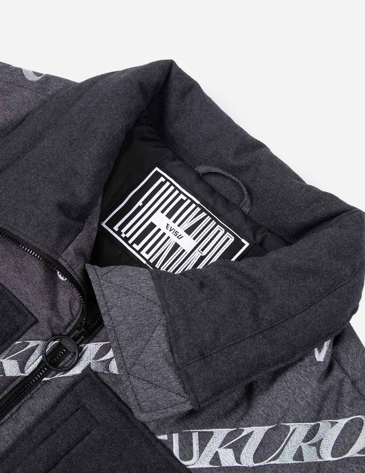 Allover Logo Embroidered Padded Jacket - Stylish Winter Coat for Men & Women | Perfect for Outdoor Activities, Casual Wear & Cold Weather Fashion