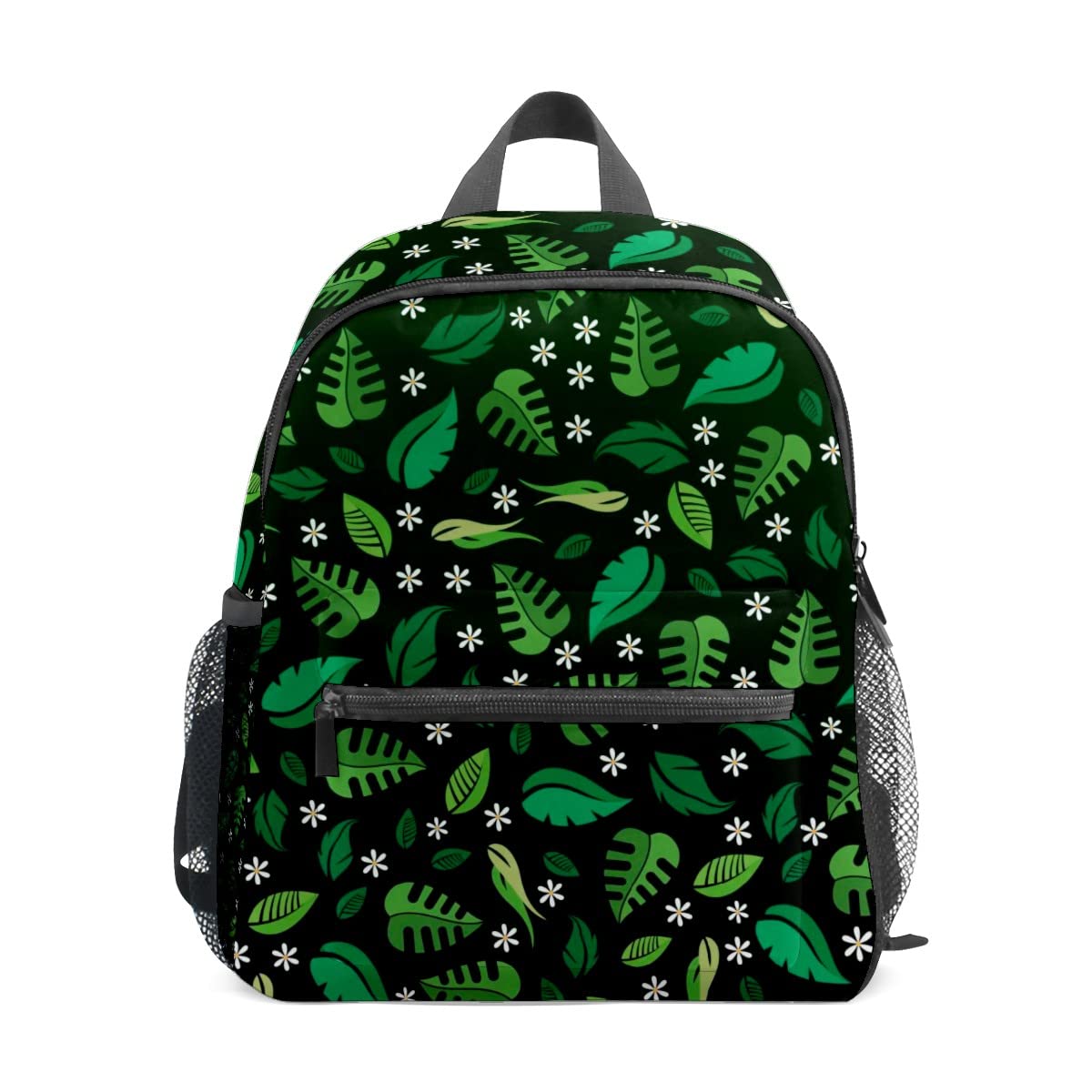 Girls Mini Backpack - 12 Inch Small Travel Backpack for Women & Teens, Spring Palm Leaf Design, Cute School Bag for Boys & Girls | Perfect for School, Travel & Daily Use