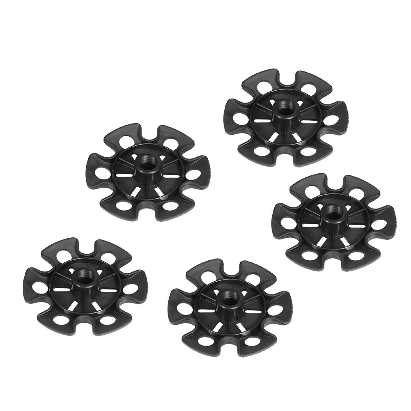 VGEBY 5PCS Trekking Pole Baskets - Durable Rubber Snow Mud Baskets for Hiking Walking Sticks - Perfect for Snow Trekking, Mountain Climbing & Outdoor Adventures