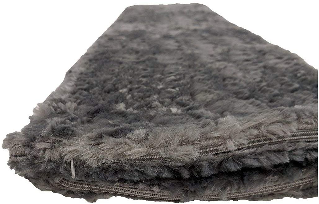 Pillowtex Body Pillow Cover - Soft Plush Faux Fur Case for Adults & Kids | Hypoallergenic & Machine Washable | Perfect for Bed, Sofa, Travel & Relaxation