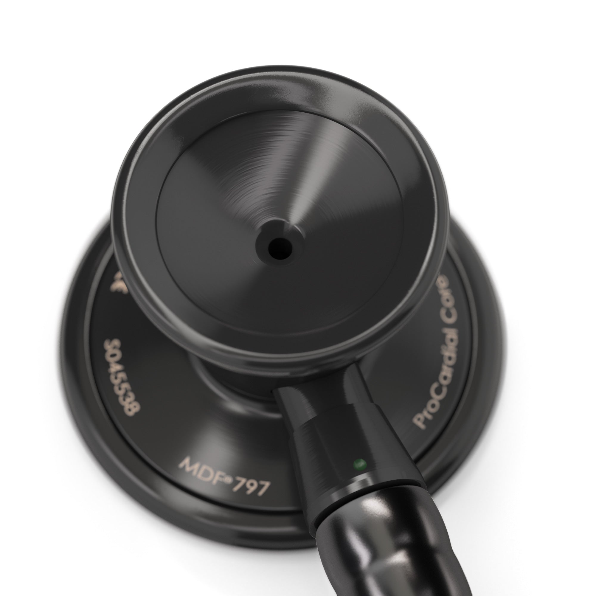 ProCardial® Stainless Steel Cardiology Stethoscope - Professional Dual Head Stethoscope for Doctors & Nurses, Black/BlackOut - Ideal for Medical Exams, Emergency Care & Clinical Use