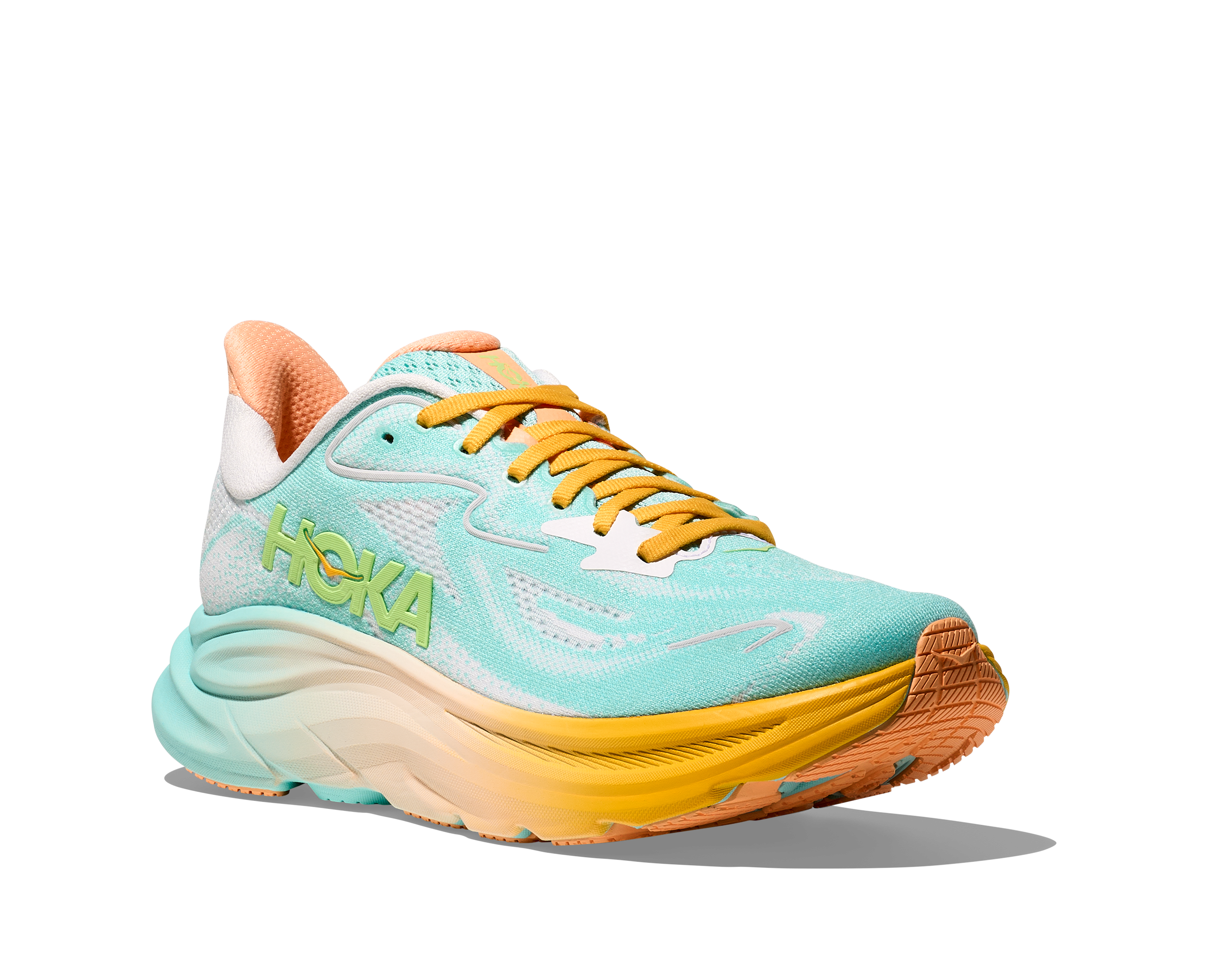 HOKA Women's Clifton 10 Running Shoes - Blue Spark/White | Lightweight Cushioned Road Running Sneakers for Women | Perfect for Marathon Training & Daily Jogging