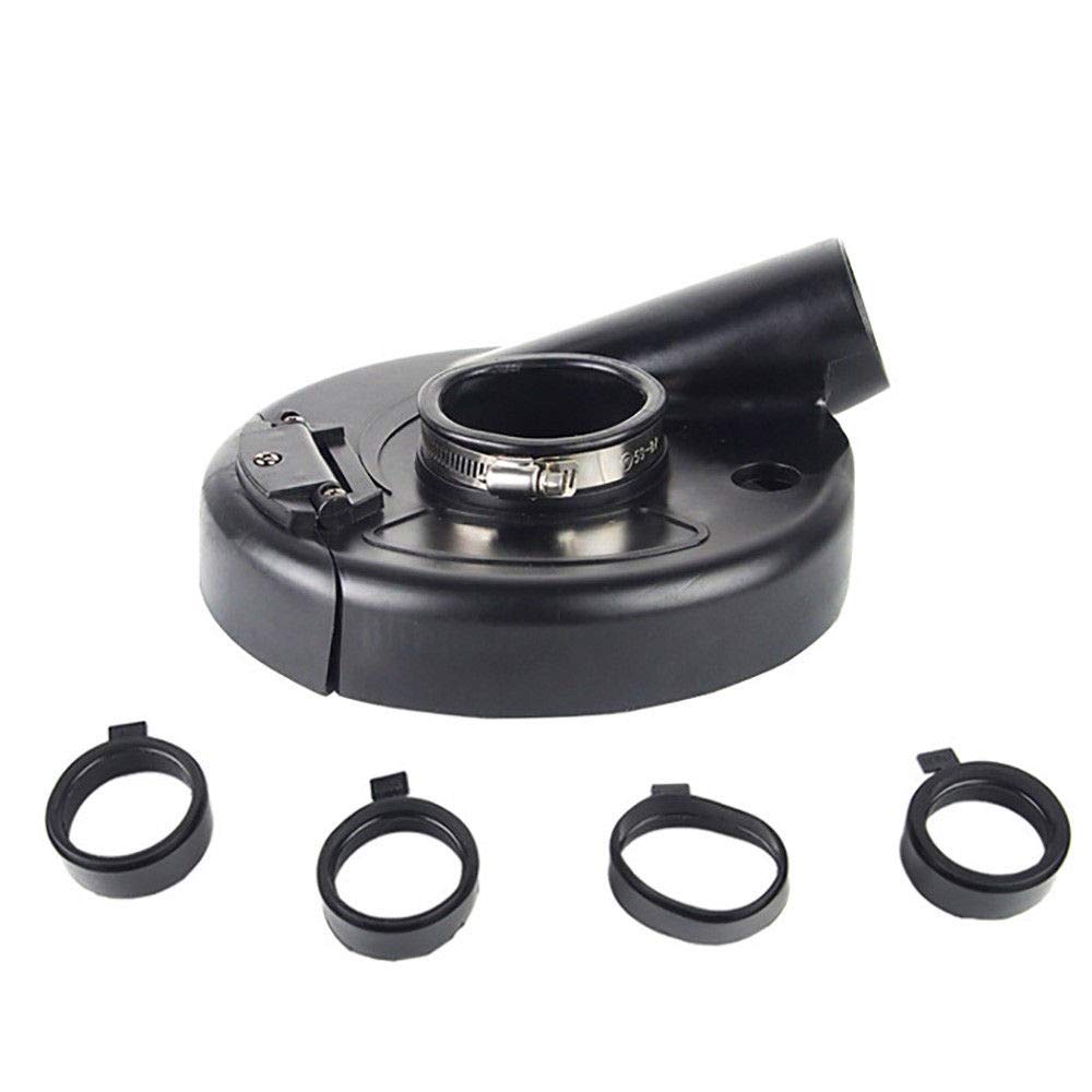 7 Inch Vacuum Dust Shroud Cover for Angle Grinder - Dust Collection Attachment for Hand Grinding, Sanding & Polishing - Perfect for Concrete, Tile & Woodworking Projects