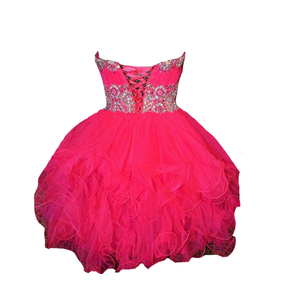 Kivary Beaded Sweetheart Prom Dress for Homecoming & Parties