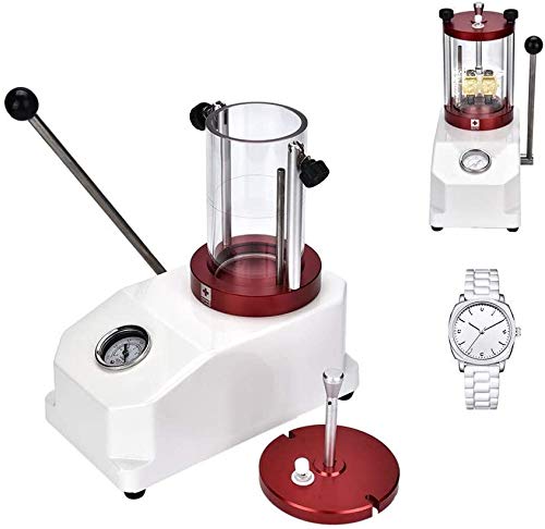 Professional Watch Pressure Tester - Waterproof Testing Tool for 2 Watches | High-Precision Case Resistance Pressure Test Machine | Perfect for Watchmakers, Jewelers & Watch Enthusiasts | Water Resistance Verification for Diving, Swimming & Daily Wear