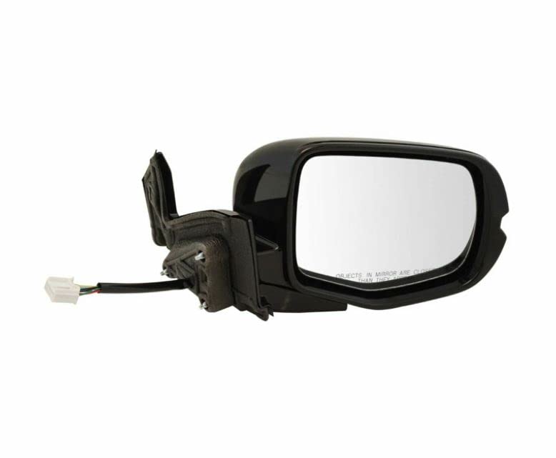 Heated Memory Gloss Black Passenger Side Mirror - Right Side Compatible with Honda Ridgeline | Replacement for Damaged Mirrors, Winter Driving Safety Upgrade