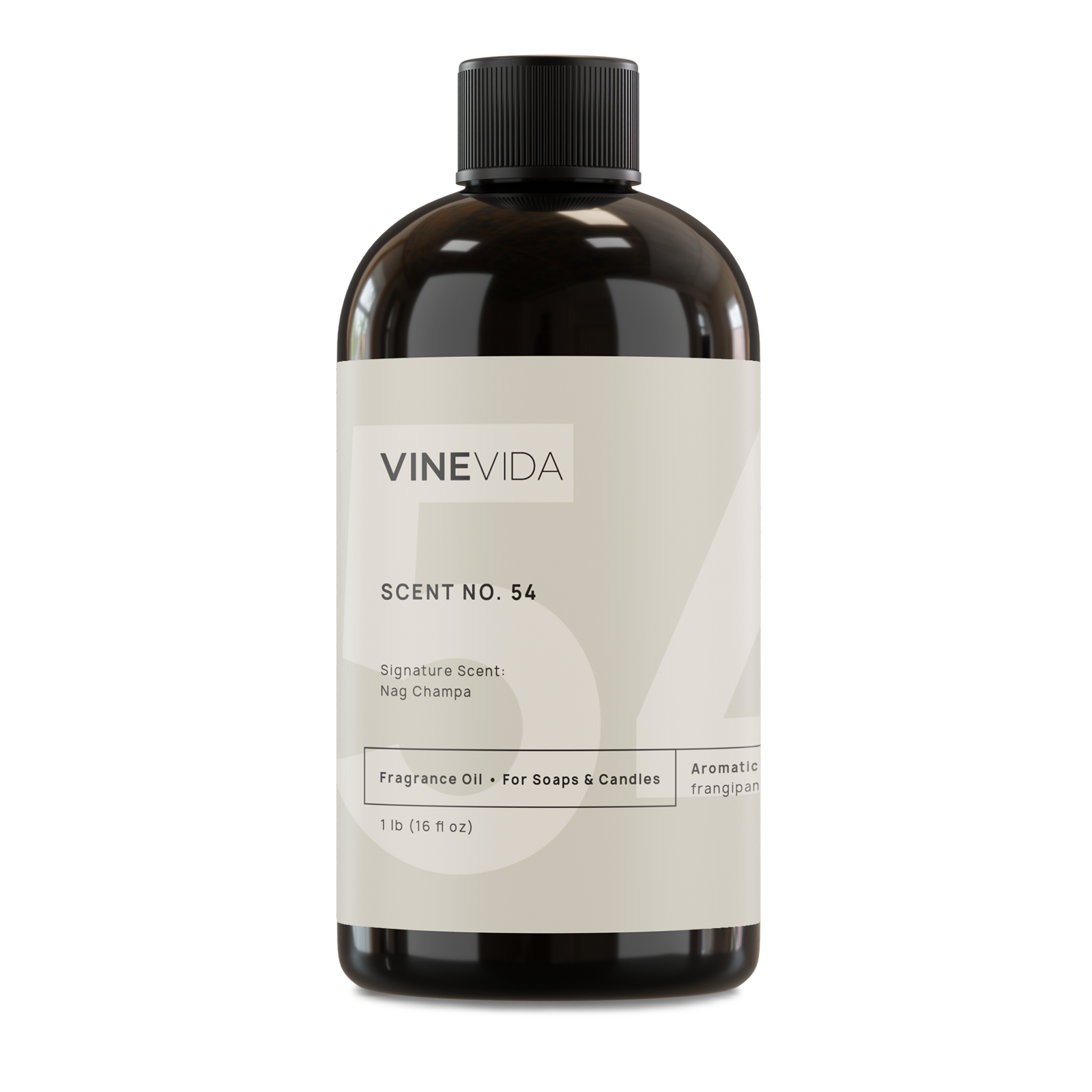 Premium No. 54 Fragrance Oil for Handmade Soaps, Candles & Diffusers - Nag Champa Scent - Perfect for Aromatherapy, Home Spa & Meditation Relaxation