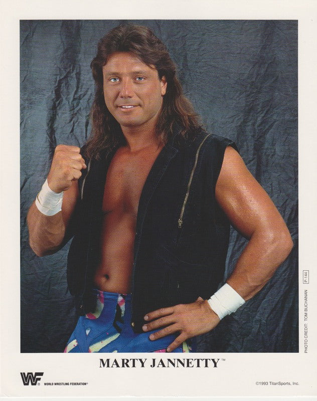 1993 WWE Marty Jannetty P144 Color Wrestling Action Figure - Collectible Vintage Wrestling Toy for Fans & Display, Perfect for Wrestling Memorabilia Collections & Nostalgic Gift Giving