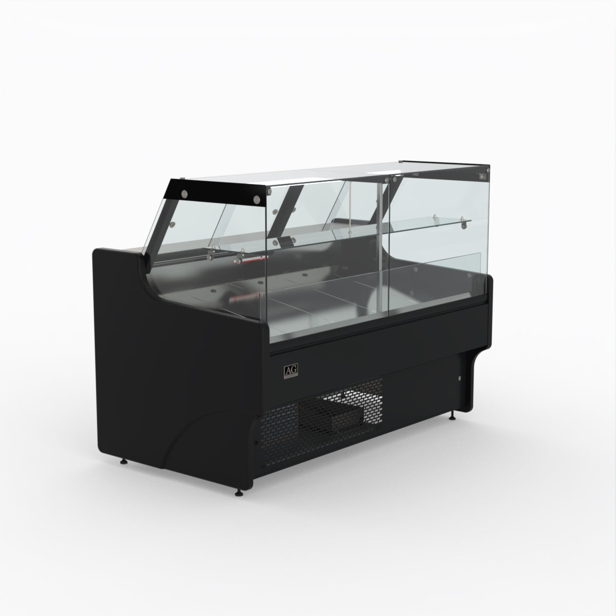 1.5 Meter Deli Showcase Glass Display Case - Commercial Refrigerated Food Display for Bakery, Deli, and Supermarket Use