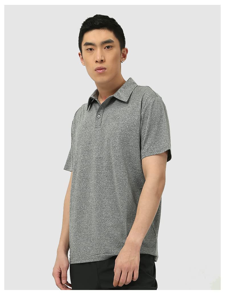 ROCK CLOUD Men's Polo Shirt - Comfortable & Stylish Casual Button Down Shirt for Men | Perfect for Golf, Office & Summer Outfits