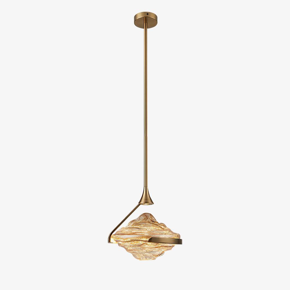 Elegant Diamond Crystal Pendant Lamp - Modern Chandelier Lighting for Dining Room, Bedroom & Living Room Decor