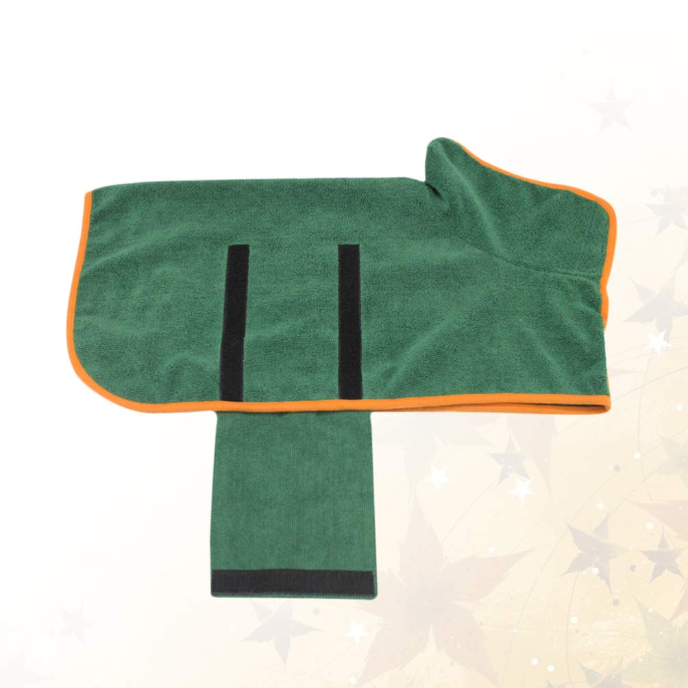 **Fast Drying Dog Bathrobe Towel - Super Absorbent Microfiber Pet Drying Coat with Hood for Dogs & Cats - XL Quick Dry Towel for Post-Bath, Grooming & Spa Time**