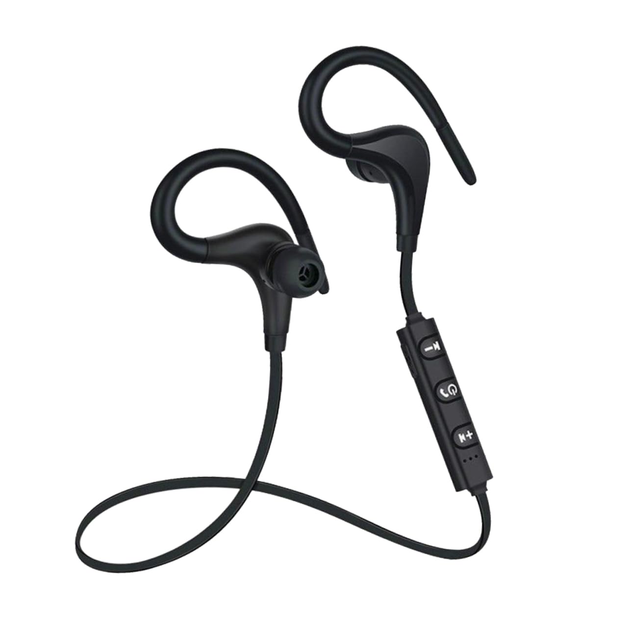Hemobllo Wireless Sport Headphones - Bluetooth Over-Ear Headset with Earhook, Stereo Sound for Running, Gym & Workout - Black