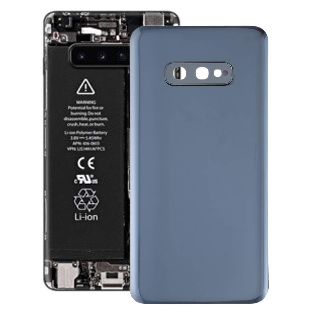 Original Black & Yellow Replacement Back Cover with Camera Lens for Samsung Galaxy S10e - Durable Phone Battery Case for Everyday Protection | Perfect for Work, Travel & Outdoor Activities