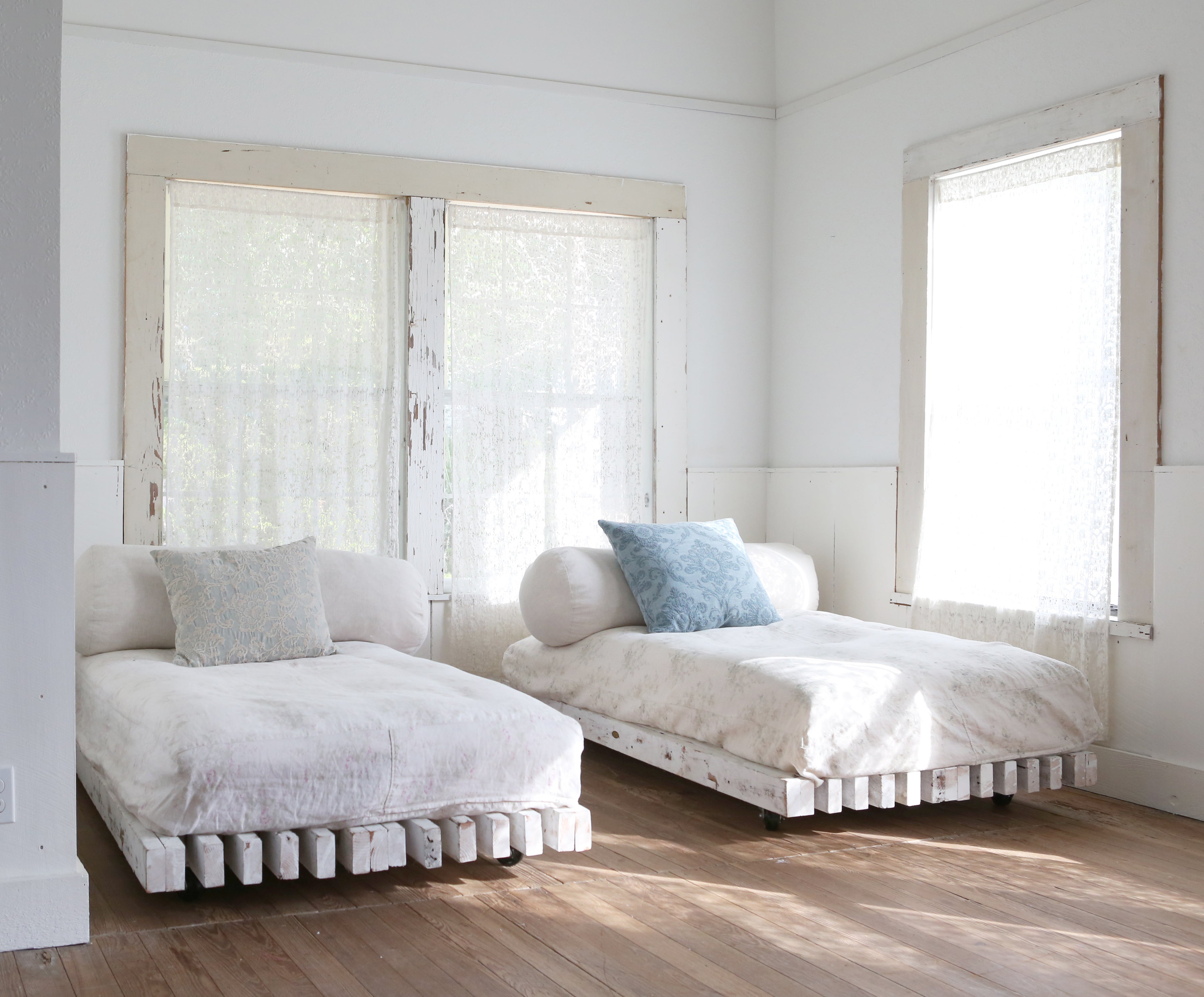 Quick Ship Folk Bed - Handcrafted Wooden Bed Frame for Cozy Bedrooms | Perfect for Farmhouse, Rustic & Vintage Home Decor