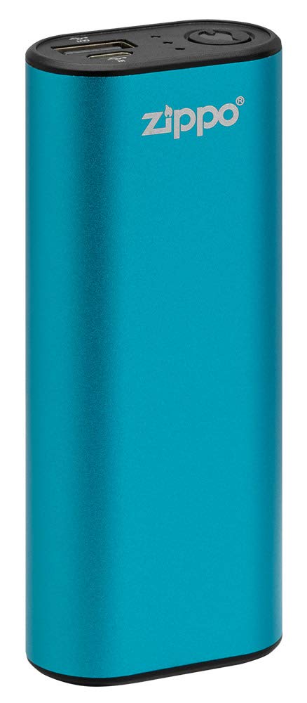 Zippo Silver HeatBank 6 Rechargeable Hand Warmer - Portable USB Hand Warmer for Outdoor Activities, Camping, Hiking & Winter Sports