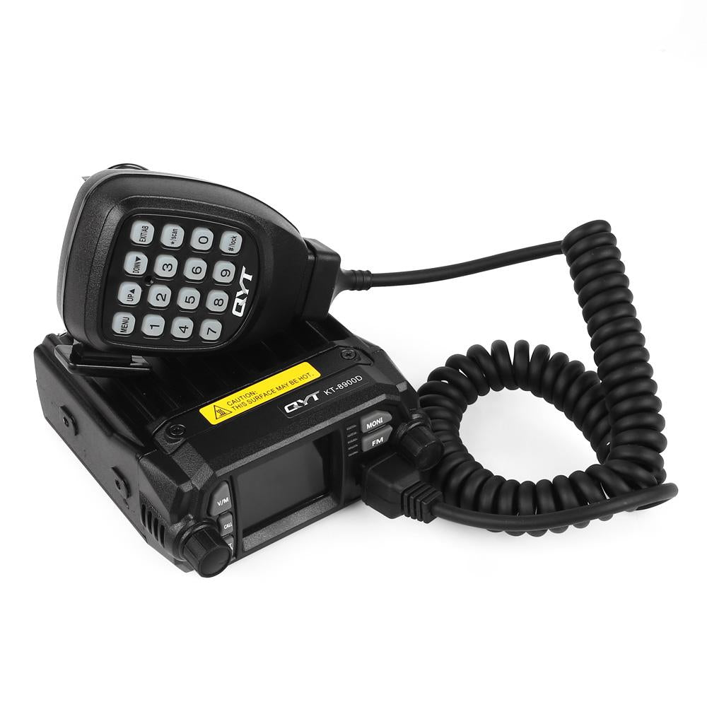 QYT KT 8900D 25W Dual Band VHF UHF Amateur Ham Radio Transceiver with Quad Standby - Perfect for Emergency Communication, Outdoor Adventures, and Radio Enthusiasts