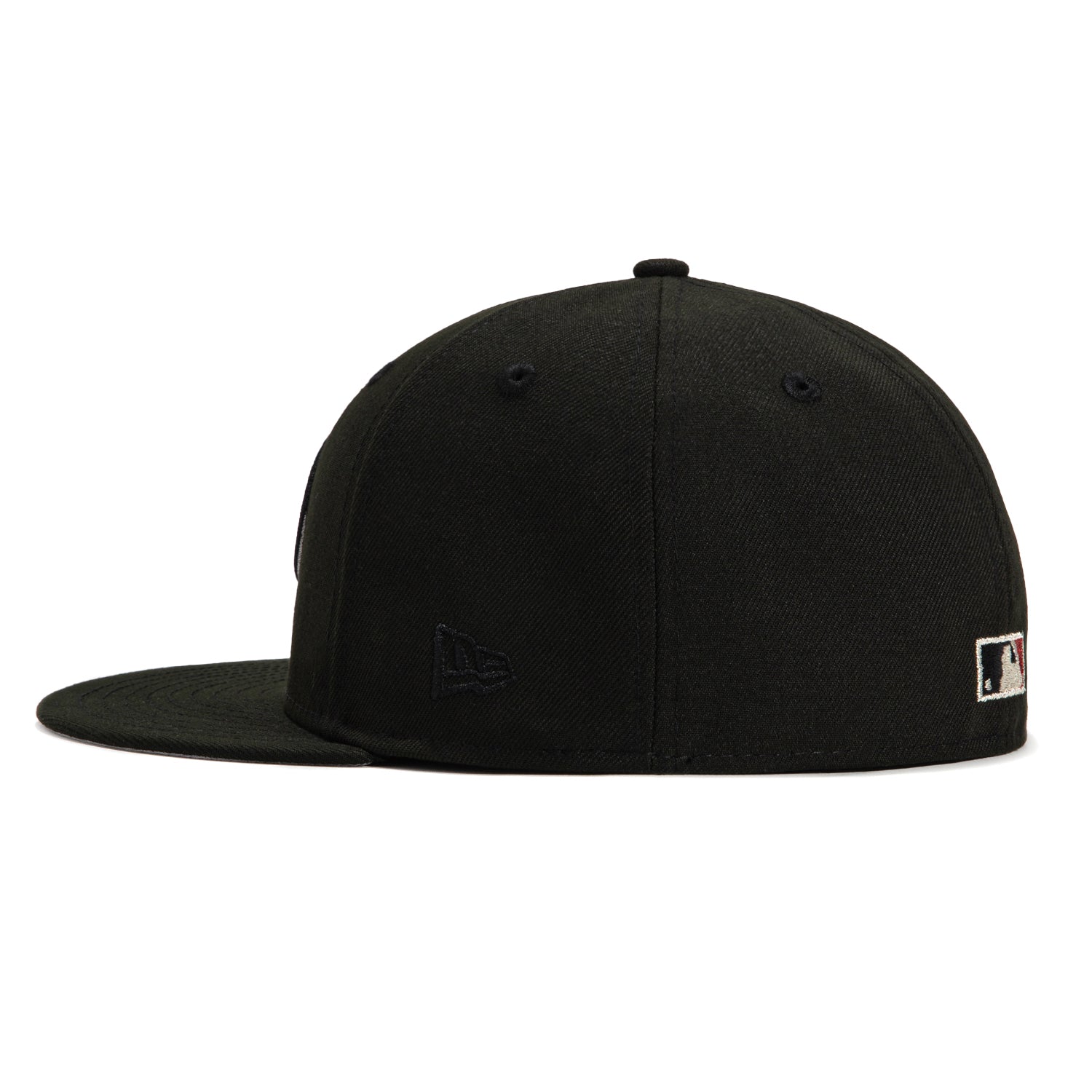 New Era 59Fifty Arizona Diamondbacks Inaugural Patch Baseball Cap - Black, Metallic Silver, Red - Official MLB Hat for Baseball Games & Streetwear Fashion