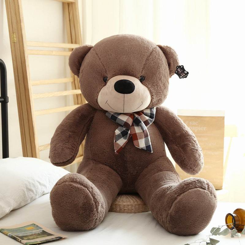 Giant Life Size Bow Tie Teddy Bear - Large Plush Stuffed Animal for Gifts, Decor, and Cuddling | Perfect for Birthdays, Valentine's Day, and Nursery Decorations