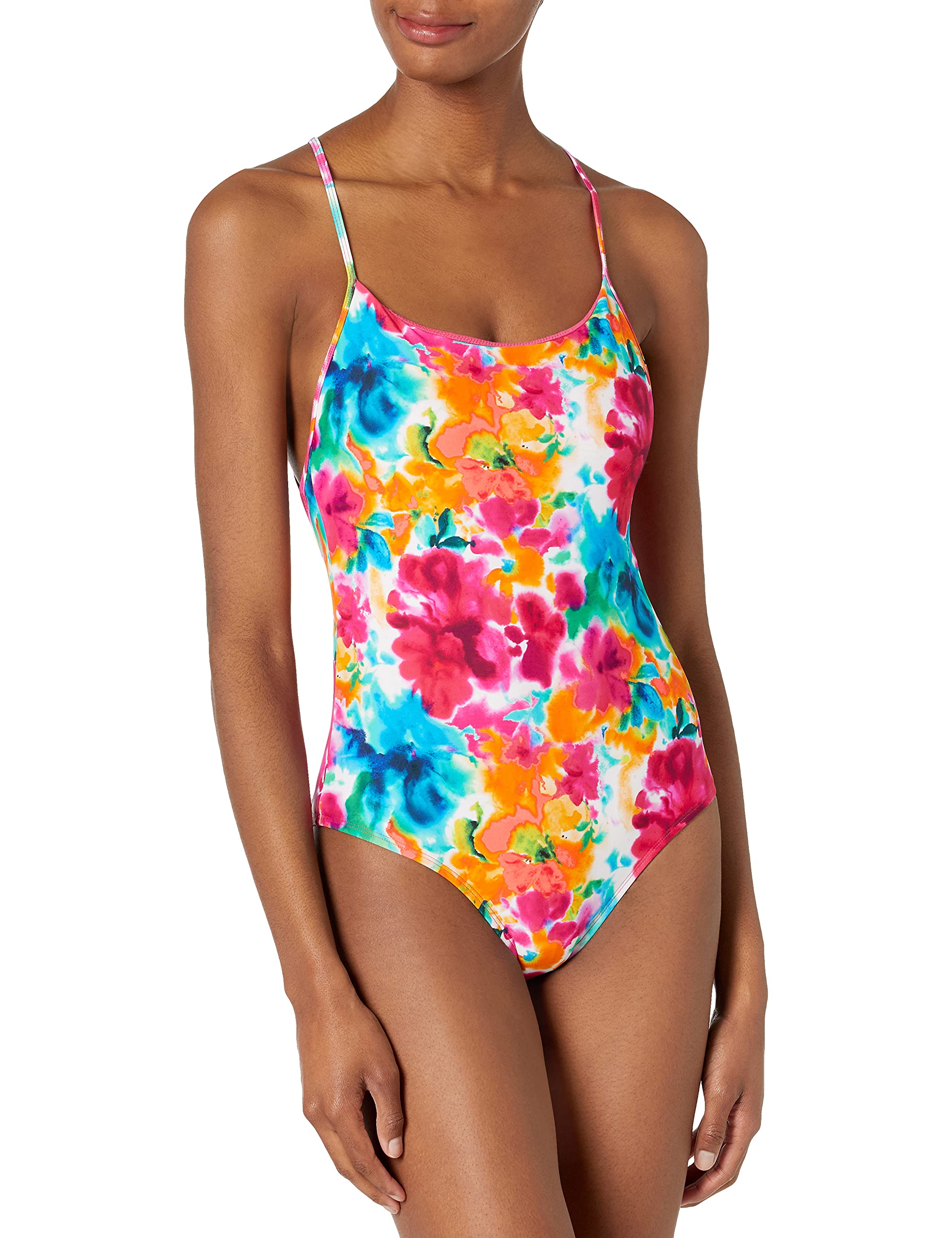 Body Glove Women's One Piece Swimsuit - London Tank Style with Back Detail for Swimming, Beach & Pool Activities