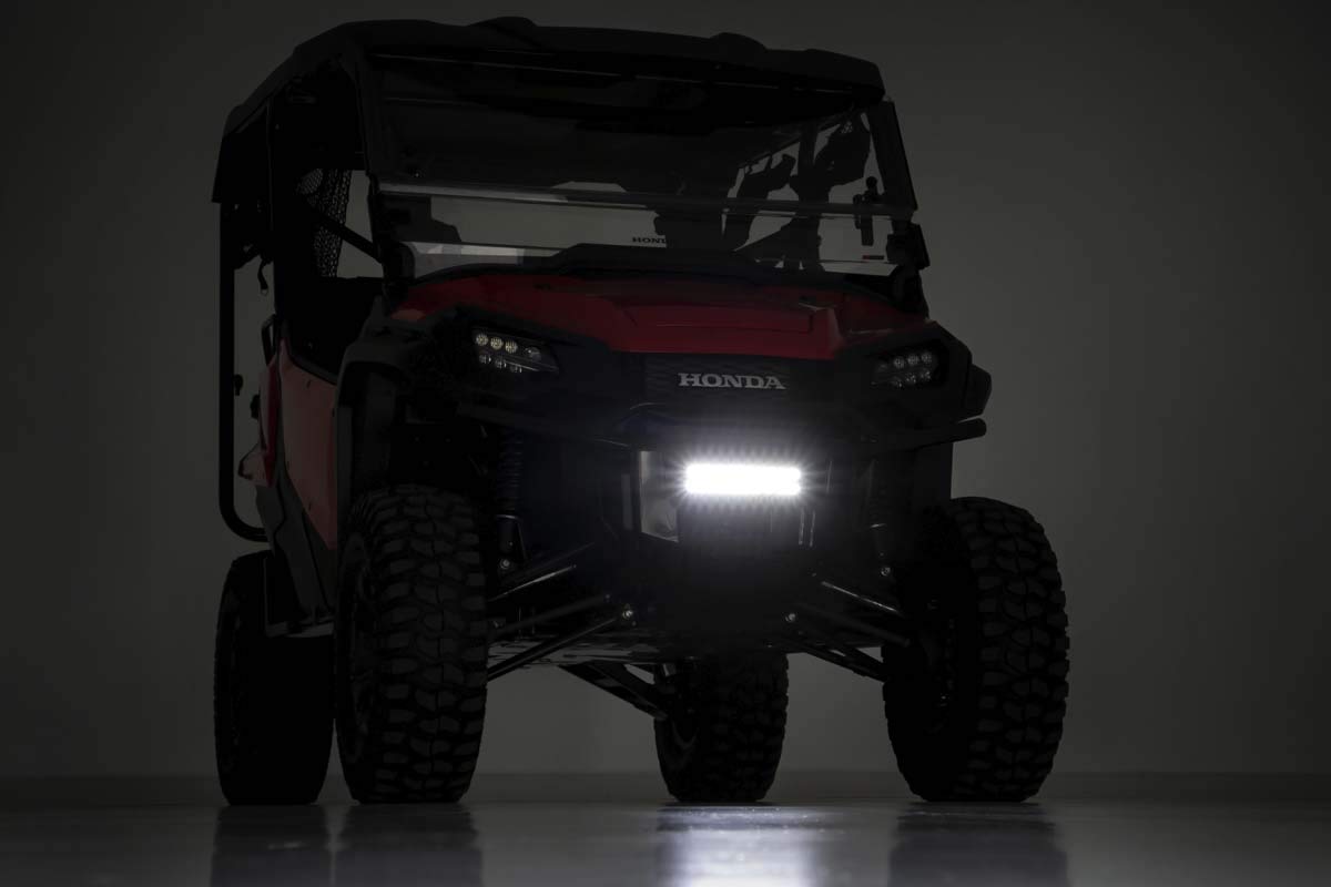 Rough Country 10-Inch LED Light Bar Bumper Kit for Honda Pioneer 1000 - 10