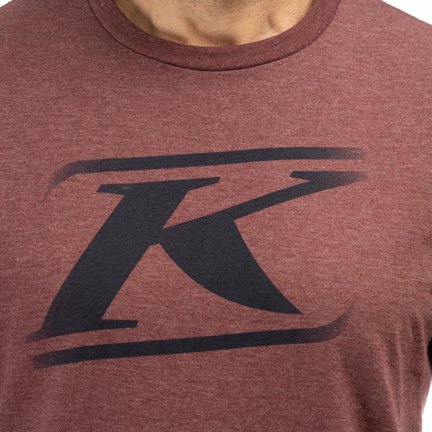 KLIM Men's Patriotic American Flag Tri-Blend T-Shirt - Soft Short Sleeve Crew Neck Tee for Casual Wear & Outdoor Activities