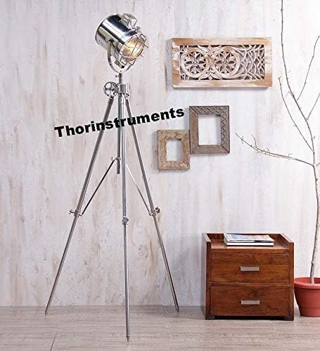 Vintage Nautical Spot Light - Chrome Floor Lamp for Home Decor & Gifts