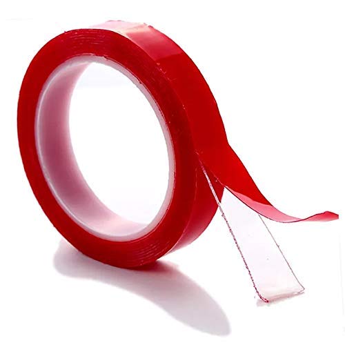 Premium Osking Hair Wig Tape - Double Sided Toupee & Hair Patch Adhesive (5m Red Roll) - Strong Hold for Daily Wear, Cosplay & Special Occasions