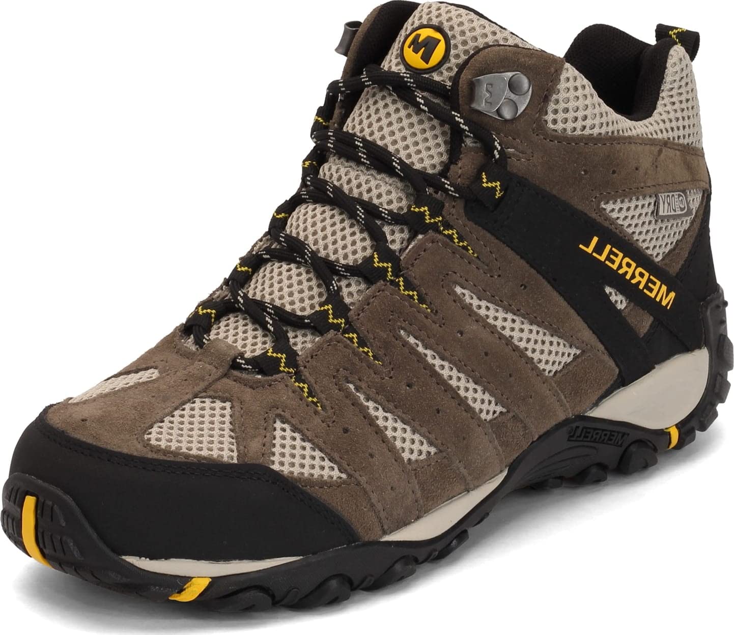 Merrell Men's Accentor 2 Mid Ventilator Waterproof Hiking Boots - Lightweight & Durable for Outdoor Adventures, Trail Walking & Mountain Climbing