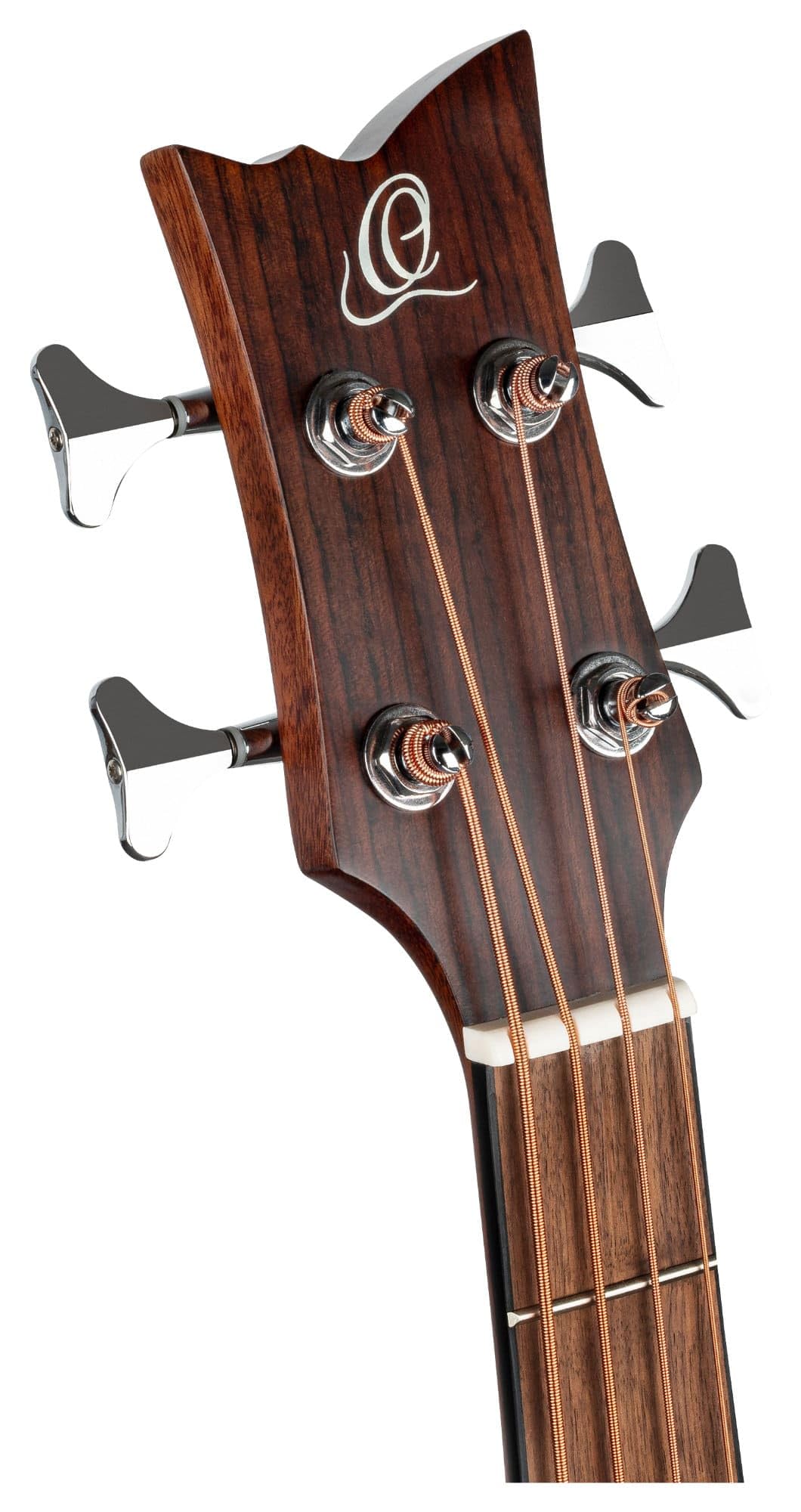 Ortega D7E-BFT-4 Deep Series 4-String Acoustic Bass Guitar - Right-Handed, Bourbon Fade Finish | Perfect for Live Performances, Studio Recording & Traveling Musicians