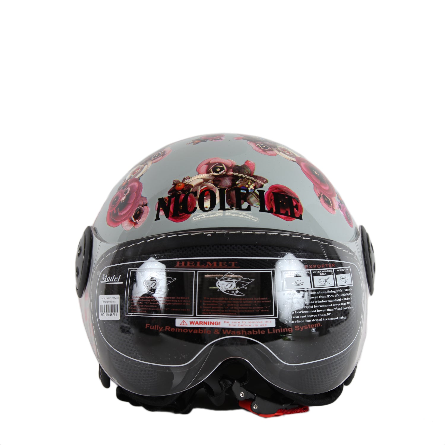 Open Face Helmet - Lightweight Motorcycle Helmet for Men & Women - DOT Approved for Safety - Perfect for Cruiser, Scooter & Street Bike Riding