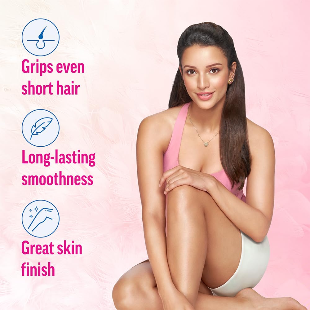 Veet Half Body Waxing Kit for Dry Skin - 8 Wax Strips, Hair Removal for Women, 1 Count | Smooth Legs, Arms & Underarms at Home